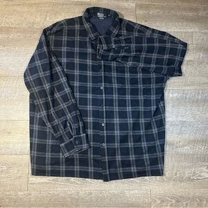 Polo Ralph Lauren Mens Size 2XL Blue Button Up Long‎ Sleeve Golf